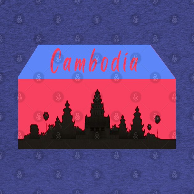 Cambodia by Papilio Art